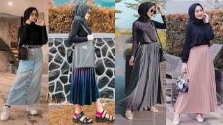 Ide Padu-Padan Busana Ala Korea Buat HIJABER. Ide Gaya Busana Buat LEBARAN.