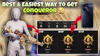 Best & Easiest way to get conqueror in C6S17 | Best mode for conqueror in PUBG/BGMI