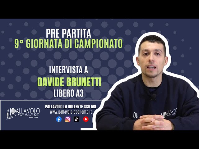 Intervista Pre Partita: Negrini CTE Acqui Terme - The Begin Volley Ancona