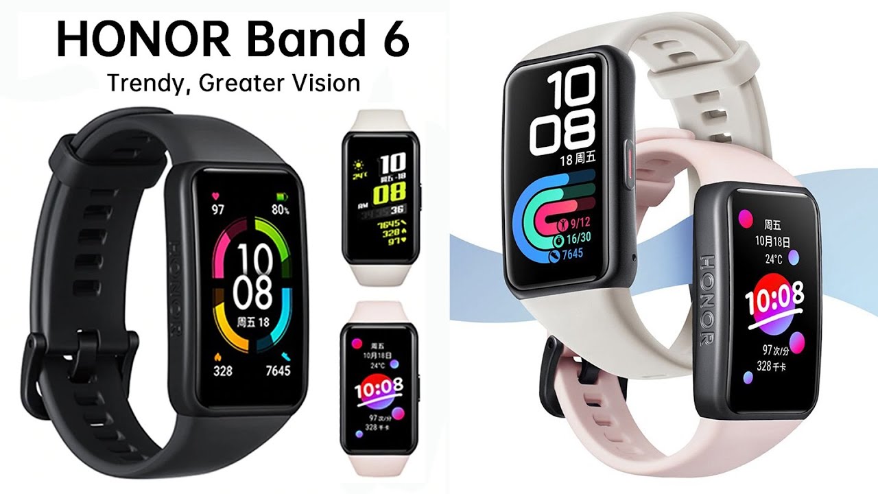 Huawei Honor Band 6 | Best Smart Wristband | Sports Fitness Tracker Heart  Rate Blood Oxygen Monitor - YouTube