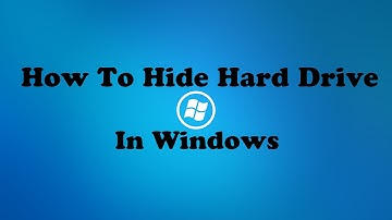 2015 Version On How To Hide Drive In Windows XP 7 8 etc (HQ)