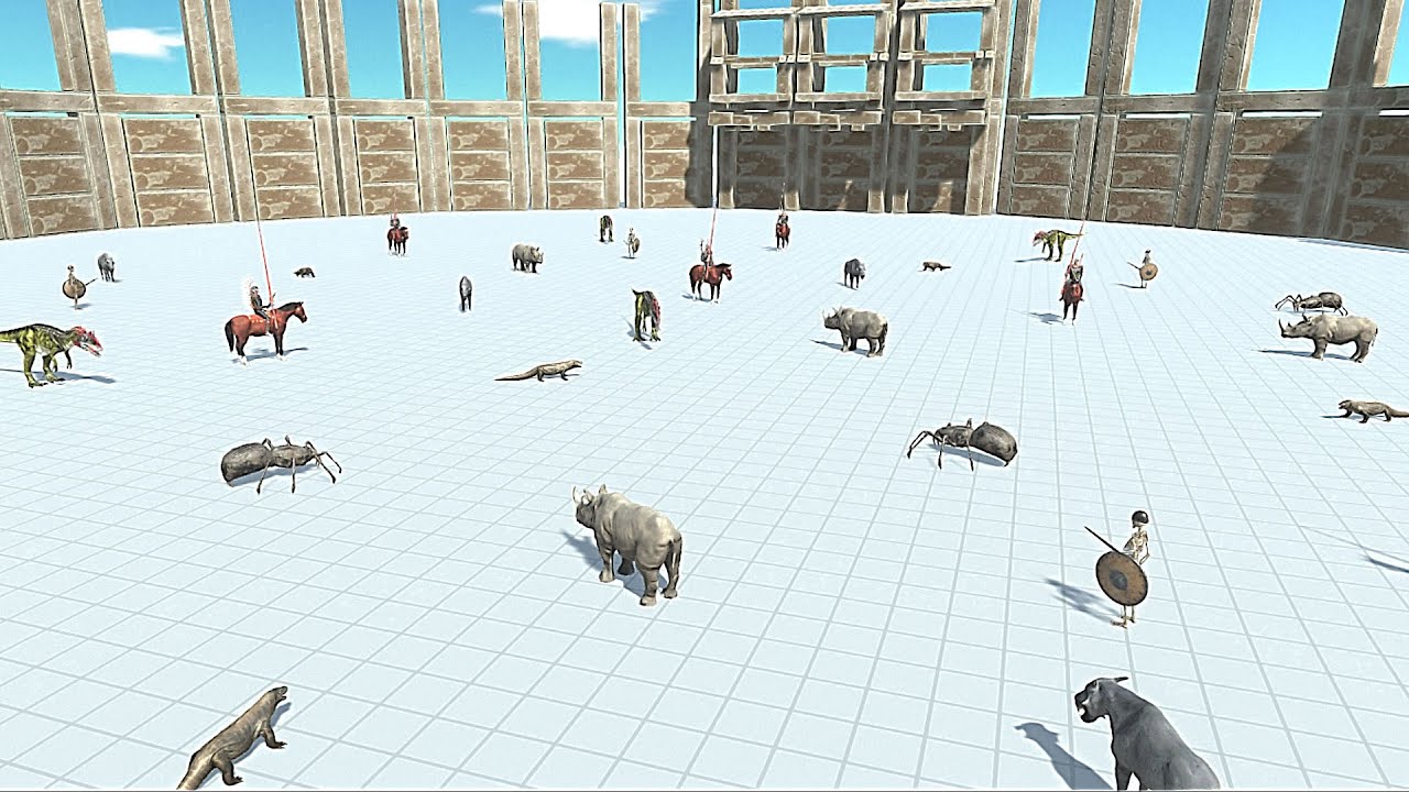 RANDOM UNITS BATTLE ROYALE - Animal Revolt Battle Simulator