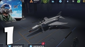 Sky Warriors: Airplane Combat - Gameplay Walkthrough part 1(Android ,iOS)
