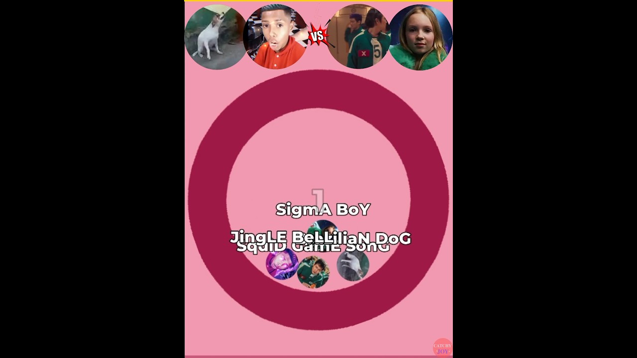 Brazilian Dancing Dog Vs Jingle Bell Vs Squid game Song Vs Sigma Boy 🙂