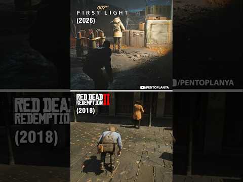 Stealth Kill Comparison | RDR 2 vs 007 First Light (James Bond Game) Comparison