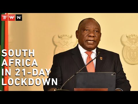 South Africa in 21-day lockdown