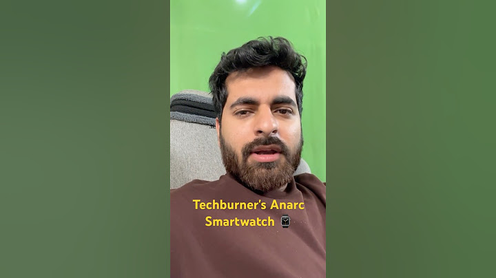 Techburner's Anarc Smartwatch ⌚️⌚️