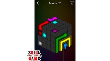 Cube Connect: Connect the dots - Master  (6 sides) Level 1 - 100 - Walkthrough