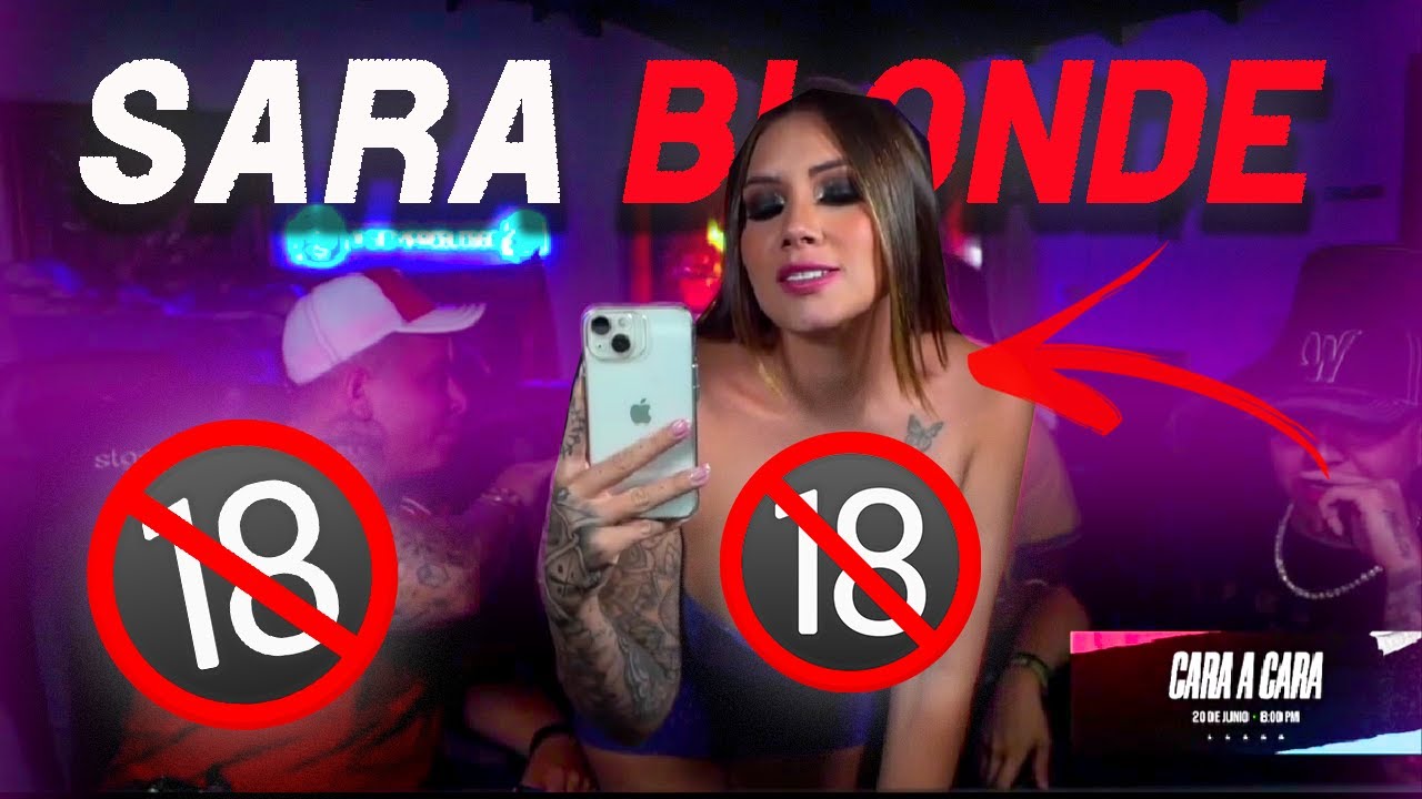 SARA BLONDE PONE NERVIOSO A WESTCOL Y EL CLOOY EN VIVO - YouTube