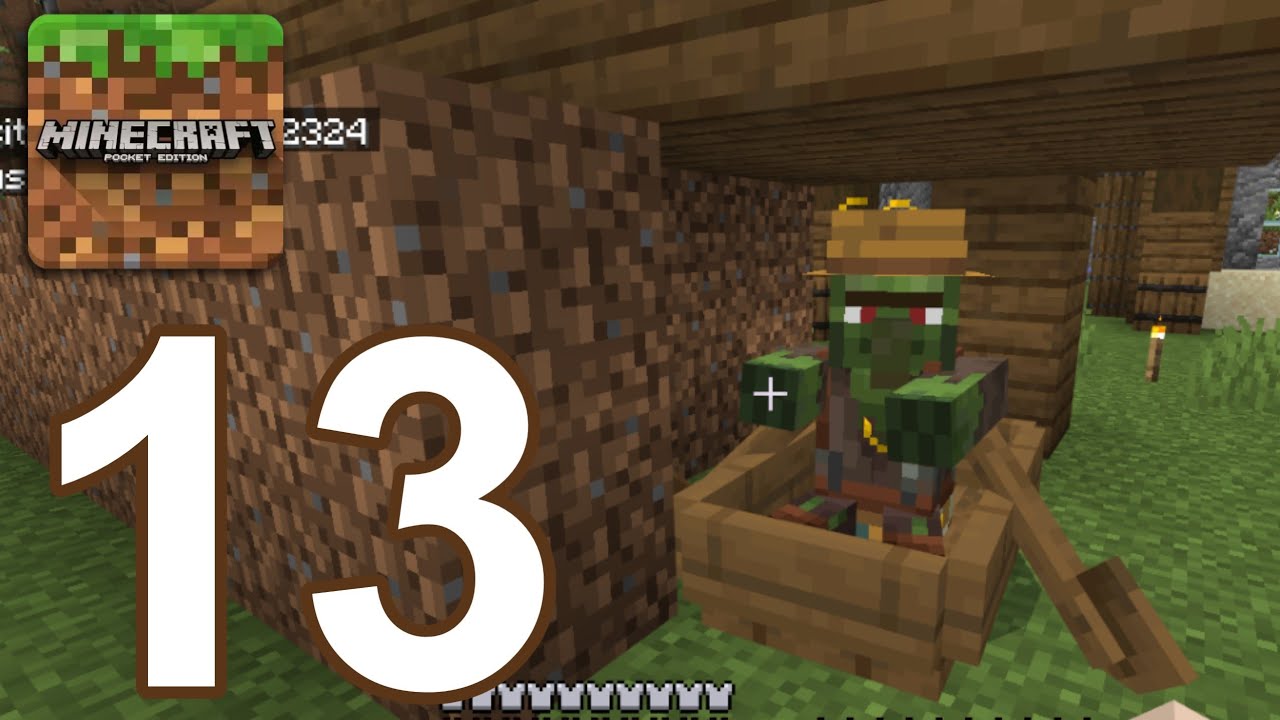 Minecraft: Bedrock Edition - Gameplay Walkthrough Part 13 - Cure Zombie Villager