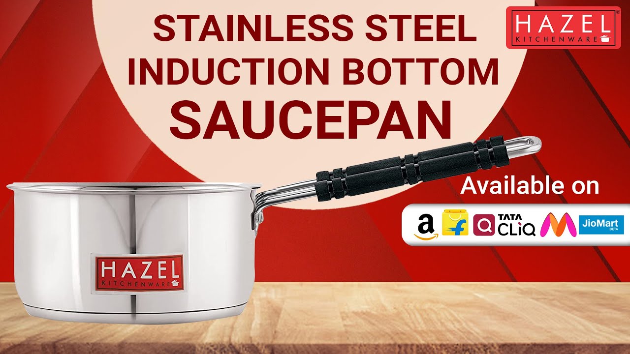 Steel Induction Bottom Saucepan | Induction Bottom Cookware Set