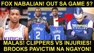 Fox NABALIAN! OUT sa Game 5? | MALAS ng Clippers sa Injuries | Brooks SINISI ang Media screenshot 4