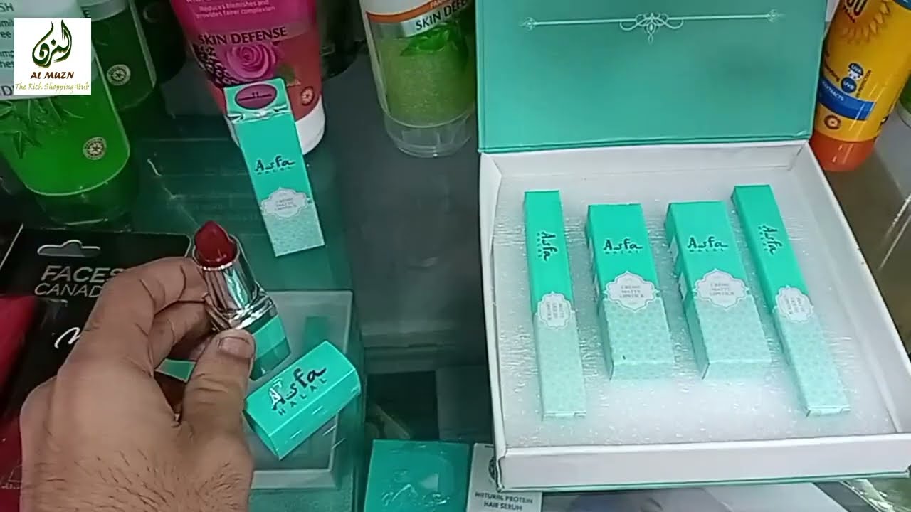 💄Asfa Halal Lipstick Gift Set 🎁 | Combo Pack | Best Halal Cosmetics | Al Muzn Mini Mall