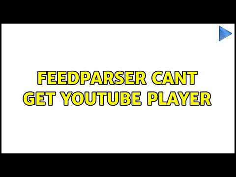 feedparser cant get