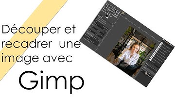 Découper et recadrer une image avec Gimp - 2025 #gimp