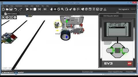 VRT and EV3, Line Following (Part 1)