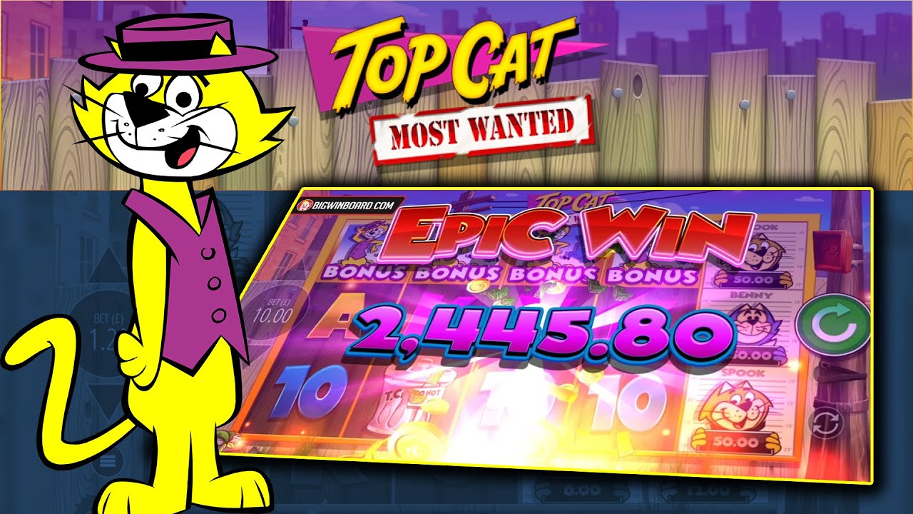 TOP CAT MOST WANTED (BLUEPRINT GAMING) ONLINE SLOT -