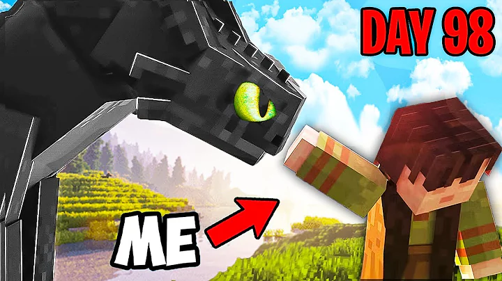 I Survived 100 Days as a DRAGON RIDER in Minecraft