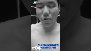 #4 - Meditation Posture Whenever Free #Shorts