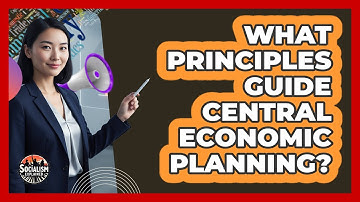 What Principles Guide Central Economic Planning?