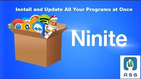 Ninite: Install or Update all your programs at once.