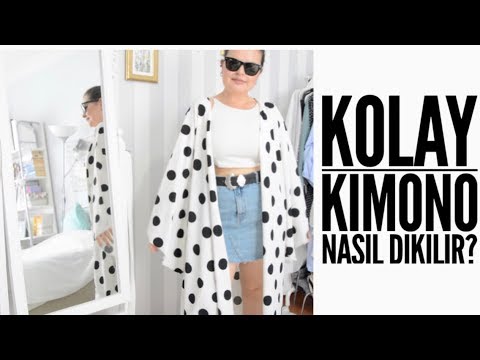 Video: Kimono Xalatı Necə Tikilir