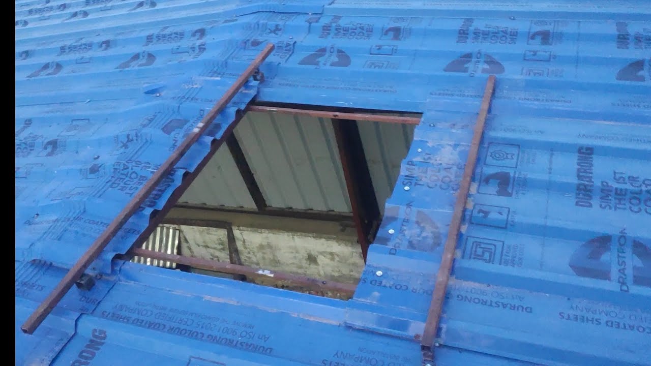 Roof top slide door setting