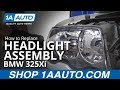 How to Replace Headlight Assembly 1997-2006 BMW 325Xi