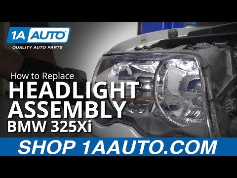 how-to-replace-headlight-assembly-97-06-bmw-325xi