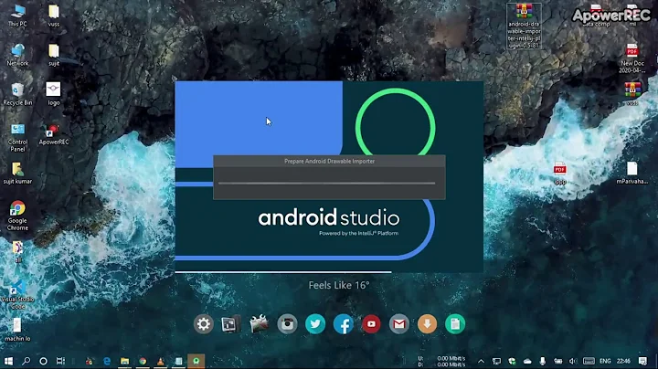 how to Android Studio batch drawable import problam solve