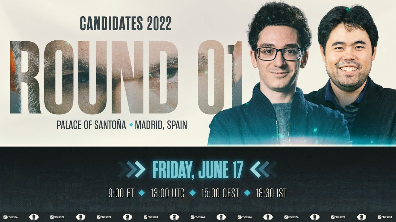 FIDE Candidates 2022, Round 1