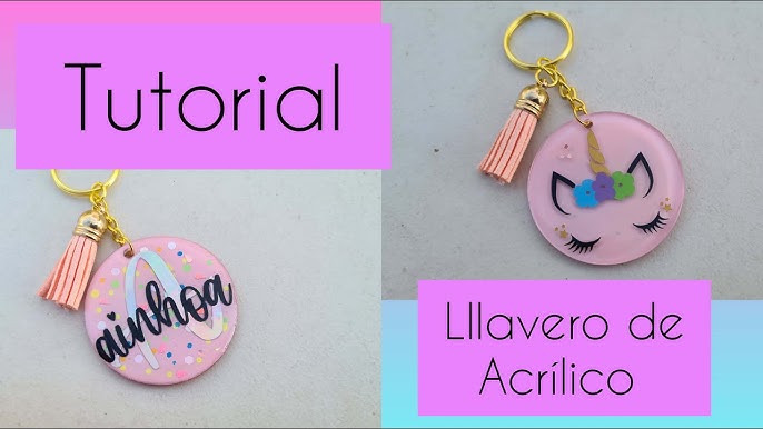 Llaveros acrílicos para personalizar 