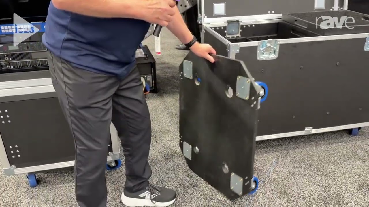 InfoComm 2026: NationWide Video Presents Stackable Slam Rack on Caster Board