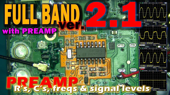 HF FULL BAND Mod. v2.1 w/ PREAMP - PREAMP Signal Levels & Overview - Quansheng UV-K5 (Si4732 chip)
