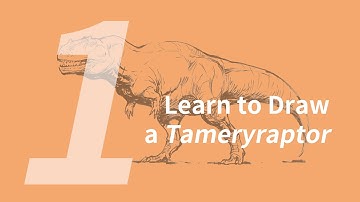 Mayer the Tameryraptor 1: Learn to Draw a Tameryraptor | Learn to Draw Dinosaurs with ZHAO Chuang