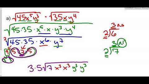 6 2  Multiplying and Dividing Radical Expressions Video Notes