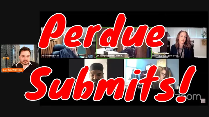 Samuel Perdue takes a plea. Oh so you are subject ...