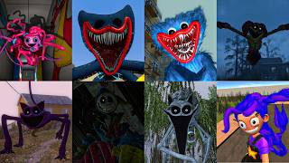 Poppy Playtime 1, 2, 3, 4 & 5 Chases & Jumpscares | Garry's Mod