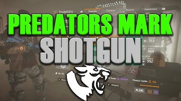 PREDATORS MARK SHOTGUN BUILD (The Division) 231+ 1.3 Dark Zone PvP