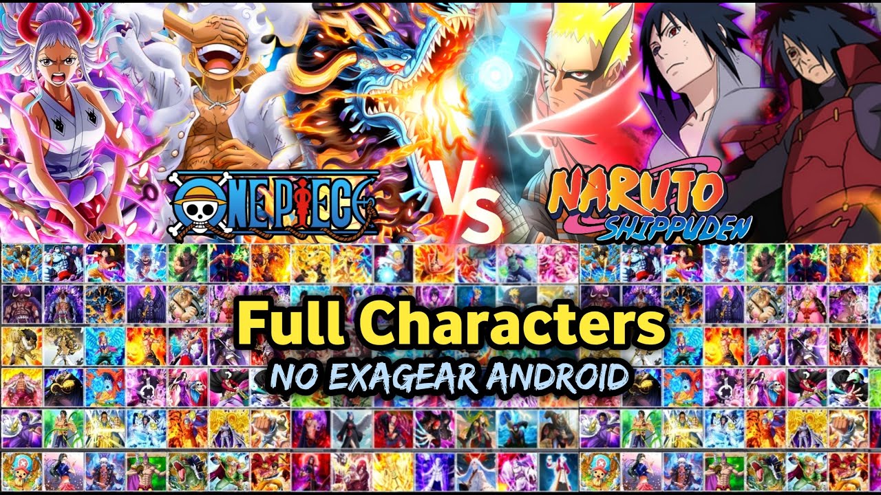 New One Piece VS Naruto Mugen | Best Anime Crossover Starblast Mugen ...