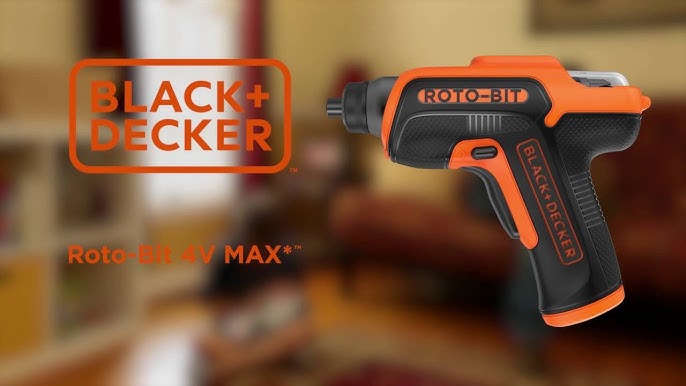 4V MAX* Cordless Screwdriver with Bit Storage | BLACK+DECKER