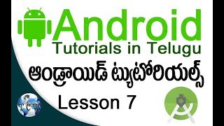 Android Development Tutorials in Telugu - Lesson 7 - How to Use Intent