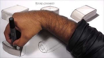 basic sketching techniques rounded corners
