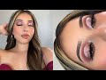Burgundy Glam Makeup Tutorial 🌹 Perfect For Prom / Graduation ✨
