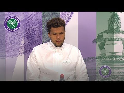 Jo-Wilfried Tsonga Wimbledon 2019 Third Round Press Conference