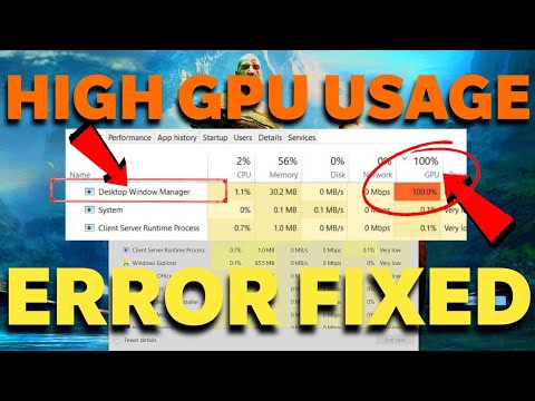 How to Fix Desktop Windows Manager High GPU Usage on NVIDIA Graphics CARD "DWM.EXE" - Idling Windows