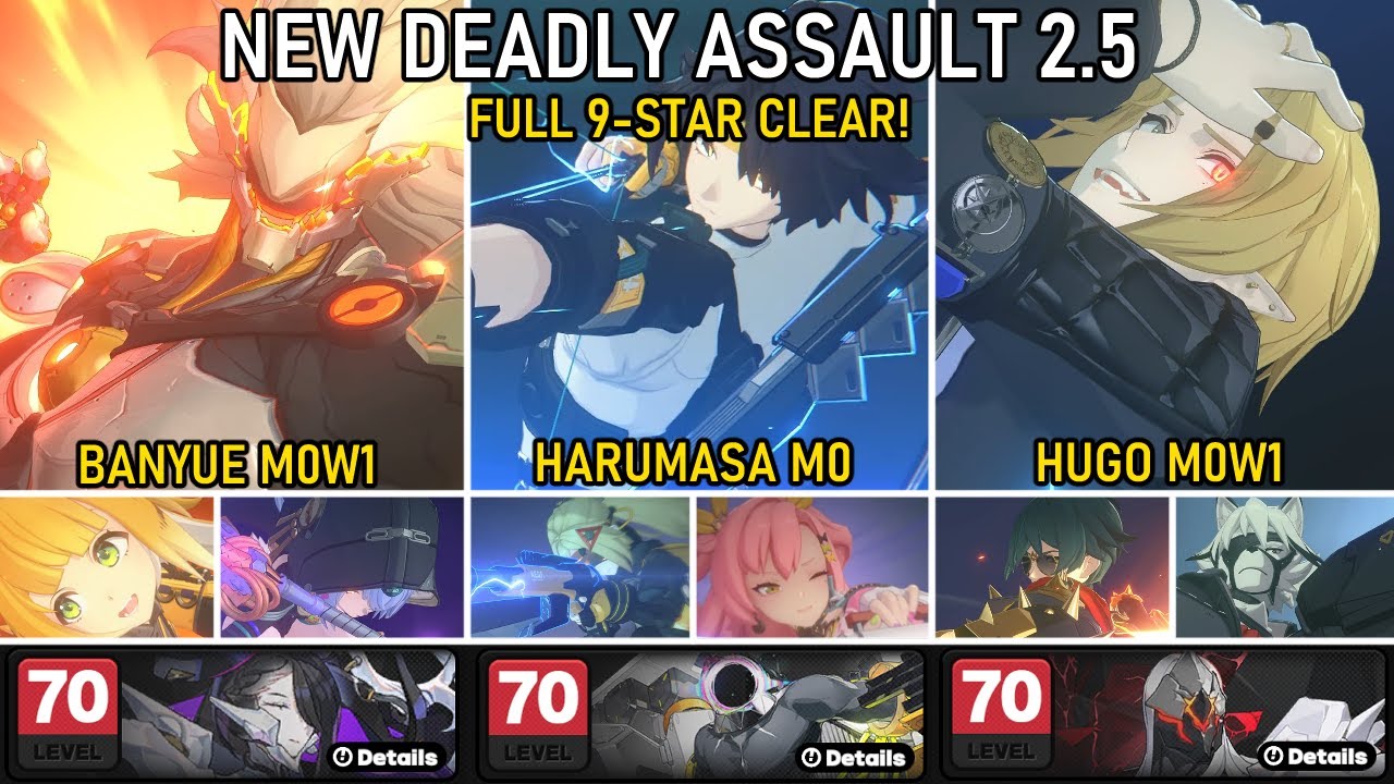 NEW Deadly Assault 9 Stars Banyue Lucia / Harumasa / Hugo Lycaon | Zenless Zone Zero 2.5