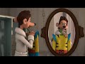 Cartoon Flushed Away مدبلج عندما يذهب القط تلعب الفئران 