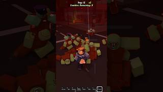 Zombies was not coming slow 😩 #shorts #roblox