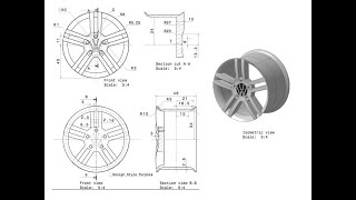 How to Design a Tyre Rim in CATIA V5 | CAD Tutorial